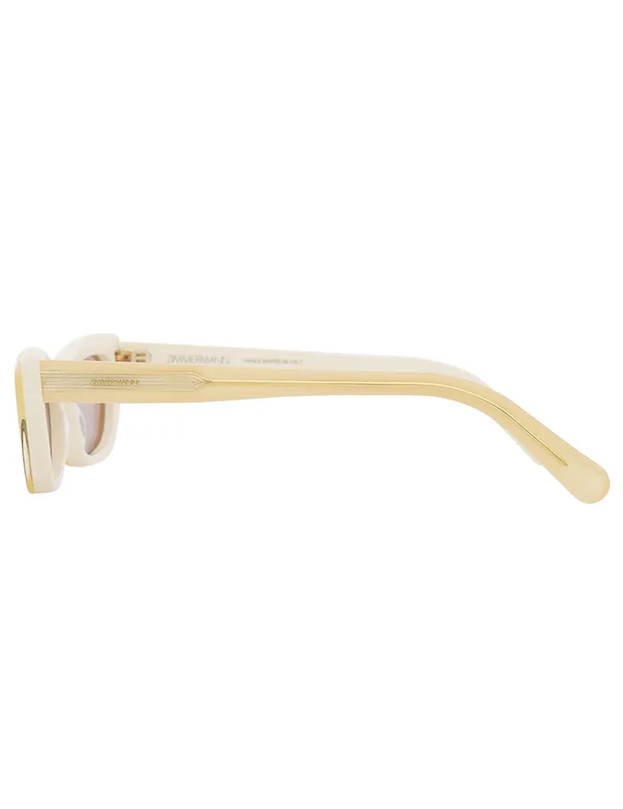 Women Zimmermann Sunglasses Liv Square Cream