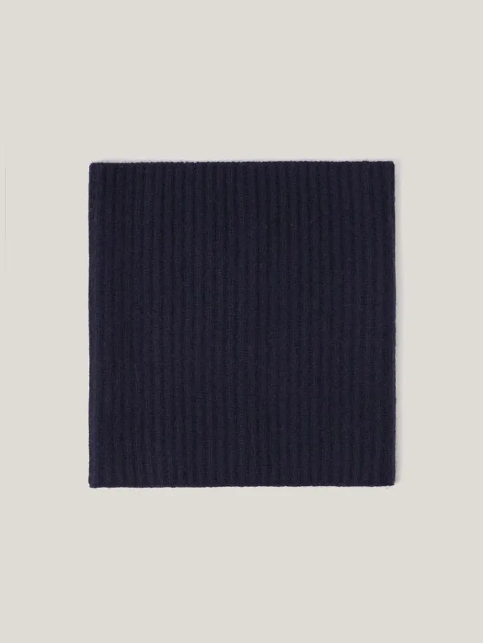 Wool Cashmere Blend Snood Navy Women Jigsaw Knitwear and Cashmere