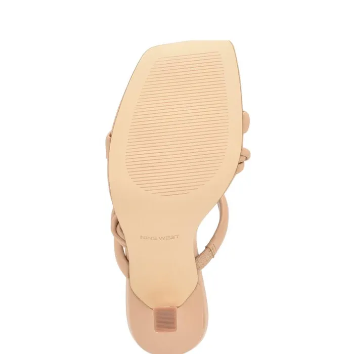 Yester Heeled Slide Sandals Warm Blush Women Nine West Heels Yester Heeled Slide Sandals Warm Blush Women Nine West Heels