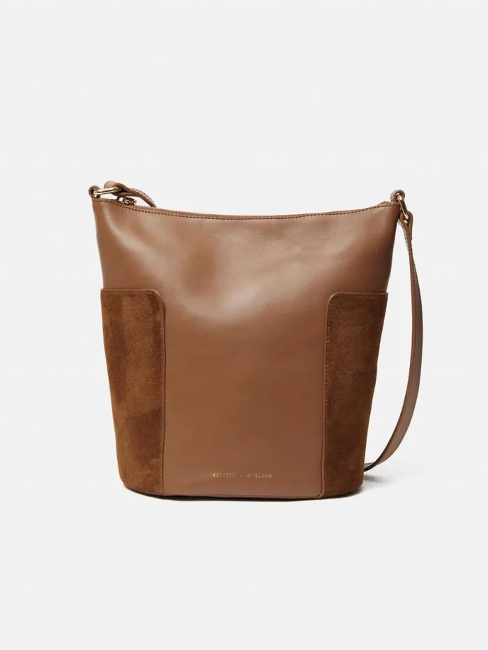 York Slouchy Bucket Bag Tan Women Jigsaw Bags